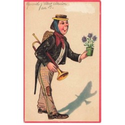 n°24240 - Carte Gaufrée -...
