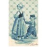 n°24288 - Illustrateur - E. H. Clapsaddle - Une jeune fille et un petit garçon, hollandais