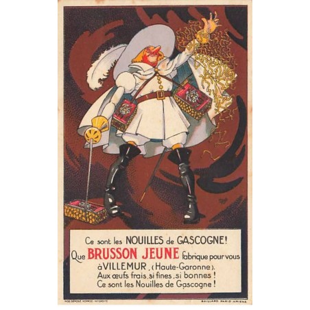 n°24301 - Illustrateur - Mich - Ce sont les Nouilles de Gascogne que Brusson Jeune fabrique pour vous à Villemur