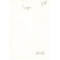 n°24306 - Illustrateur - X. sager - Happy Christmas - Jeune femme postant une lettre, et houx - Format 6 x 9 cm