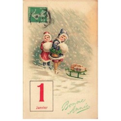 n°24321 - Carte Gaufrée -...