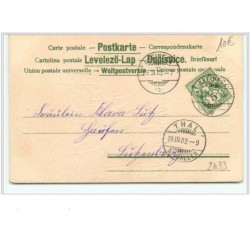 n°2433 - Carte Gaufrée - Ein Frohes Osterfest - Angelots dans des tulipes