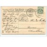 n°2434 - Carte Gaufrée - Fröhliche Ostern - Fillette assise sur une barrière