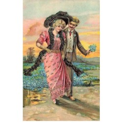 n°24340 - Carte Gaufrée -...