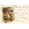 n°24343 - Fantaisie - Raphael Tuck - Fillette sur le dos d'une jeune fille