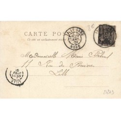 n°24343 - Fantaisie - Raphael Tuck - Fillette sur le dos d'une jeune fille