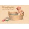 n°24350 - Fantaisie - Flatscher - Jeune fille se lavant dans un bain