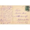 n°24471 - Carte Gaufrée - Nouvel An - Ange avec des portes-bonheur assis sur la Terre - lune
