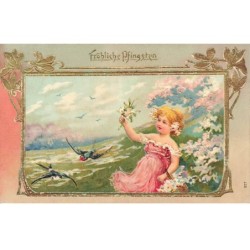 n°24482 - Carte Gaufrée -...