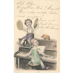 n°24494 - Deux enfants, la...