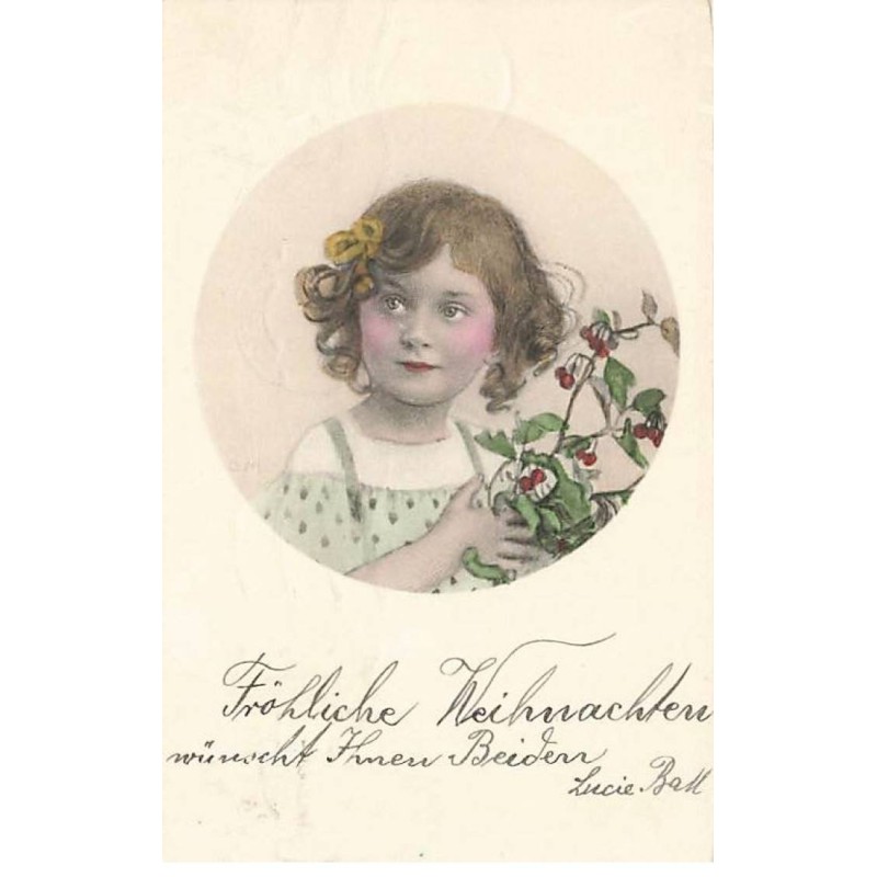 n°24523 - MM Vienne 1368 - Portrait d'une fillette dans un médaillon