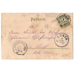n°24532 - Fantaisie - Jeune femme de type gitane - Carte avec des paillettes