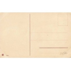 n°24542 - Bonne Année - Un garçon et un cochon déposant des lettres
