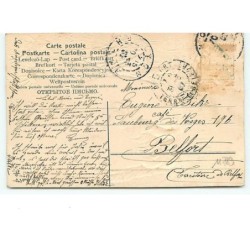 n°11789 - Carte Fantaisie Gaufrée - Joyeuses Pâques - Enfants jouant autour d'un oeuf