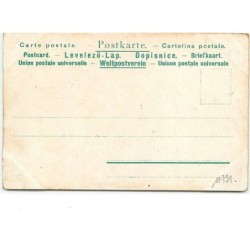n°11791 - Carte Fantaisie - Fröhliche Ostern - Village et Lapins