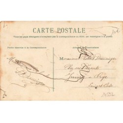 n°24592 - Fantaisie - Fillettes près d'un bonhomme de neige