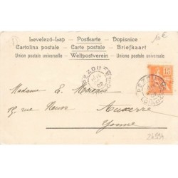 n°24594 - Fantaisie - Sylphide entourée d'oiseaux