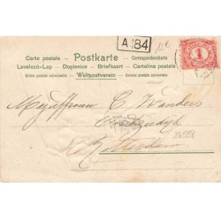 n°24598 - Carte Gaufrée - Animaux habillés - Auf dem Standesamt - Mariage de chiens