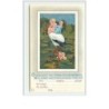 n°246 - Carte Gaufrée - Faire Part de naissance - Cigogne et enfants
