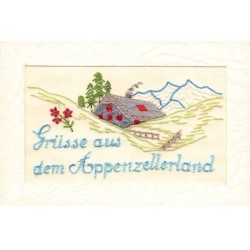 n°24602 - Carte Brodée -...
