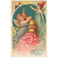 n°24614 - Carte Gaufrée -...