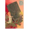 n°24621 - Carte Gaufrée - Noël - Ange portant un livre Noël Noël