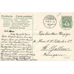 n°24628 - Carte Gaufrée - Noël - Fröhliche Weihnachten - Ange lisant un parchemin sous les étoiles