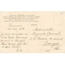 n°24684 - Pâques - A & MB n°549 - Deux fillettes mettant un ruban au cou d'un mouton