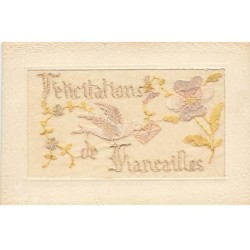 n°24701 - Carte Brodée -...