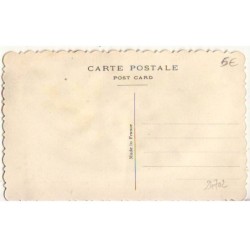 n°24702 - Carte Brodée - Merry Christmas - Fer à Cheval, houx et Gui - Carte vendue en l'état