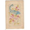 n°24703 - Carte Brodée - 1er Avril - Poisson