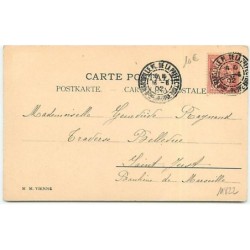 n°11822 - MM Vienne - Jeune femme tenant des pigeons - Art Nouveau