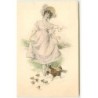 n°11823 - MM Vienne n°179 - Jeune femme parmi une poule et ses poussins