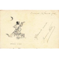 n°24719 - Carte Dessinée à...