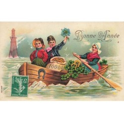 n°24721 - Carte Gaufrée -...