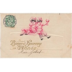 n°24723 - Carte Gaufrée -...