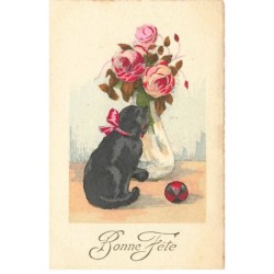 n°24747 - Bonne Fête - Chat...