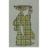 n°24762 - Illustrateur - Couple se promenant et portant des tenues assorties