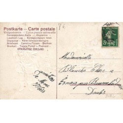 n°24782 - Carte Gaufrée - Joyeux Noël - Ange apportant un sapin