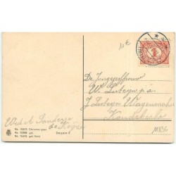 n°11836 - Carte Fantaisie - Joyeux Noël - Anges jouant du Violon - Nativité