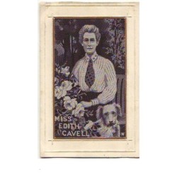 n°11852 - Carte Tissée Soie...