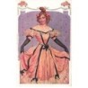 n°24812 - Fantaisie - Jeune femme en tenue de bal - Style Victorien