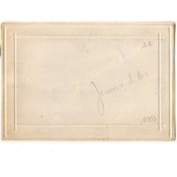 n°11853 - Carte Tissée Soie - Jeanne d'Arc - Ingres