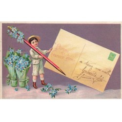n°24831 - Carte Gaufrée -...