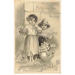 n°24838 - Carte Gaufrée -...