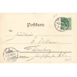 n°24839 - Fantaisie - Jeune fille au milieu d'un champ
