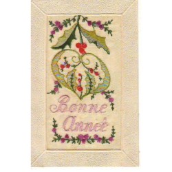 n°24852 - Carte Brodée -...
