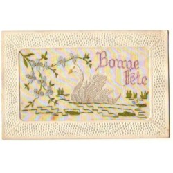 n°24853 - Carte Brodée -...