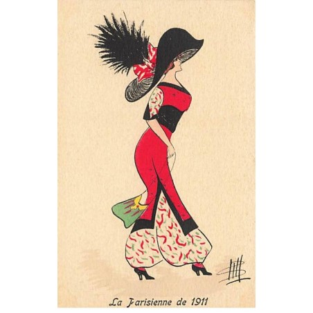n°24859 - Illustrateur - Bill - La Parisienne de 1911