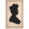 n°24877 - Silhouette - H. Nolden & N.C. Clausen - Copenhague - Femme de profil